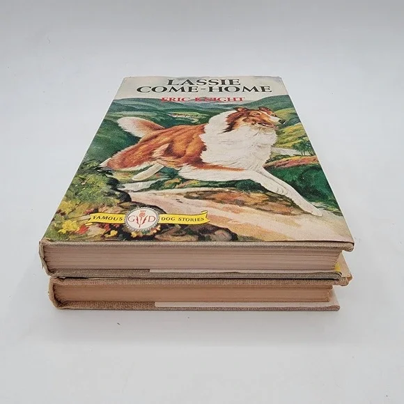 Eric Knight Lassie Come-Home David Grew Wild Dog of Edmonton Hardcover Good Set - Picture 4 of 16